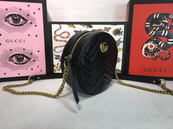 New Arrival GG Handbag Ophidia mini round shoulder 01