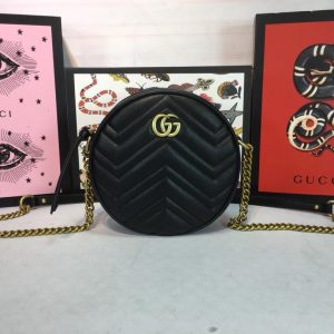 New Arrival GG Handbag Ophidia mini round shoulder 01