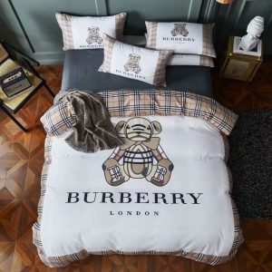 Burberry London Luxury Brand Type Bedding Sets Duvet Cover Bedroom Sets 058