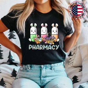 Funny Pills Pharmacy Squad Pharmacist Life Easter Christians T-Shirt