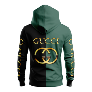 Gucci Black Mix Green Luxurt 3D Hoodie POD Design 105