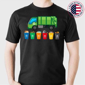 Garbage Truck Reuse Recycle Trash Collector Earth Day T-Shirt