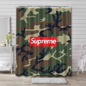 Green Army Supreme Shower Curtain Set 018