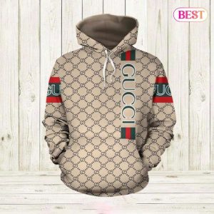 Gucci Beige Unisex Hoodie For Men Women Luxury Brand Clothing Clothes Outfit 296