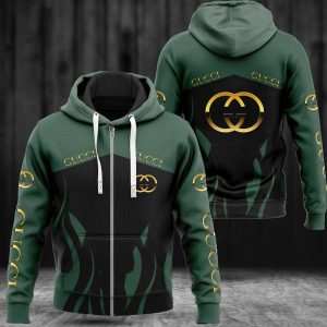 Gucci Black And Green Luxury Hoodie Limited Edition 213