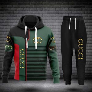 Gucci Black Green Red Hoodie Pants Limited Edition 163