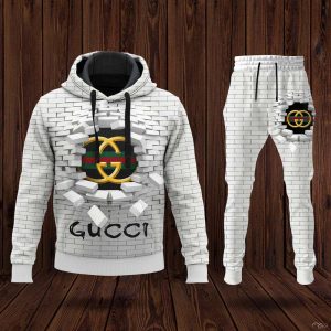 Gucci Luxury Brand 3D Hoodie And Pants Limited Edition 184