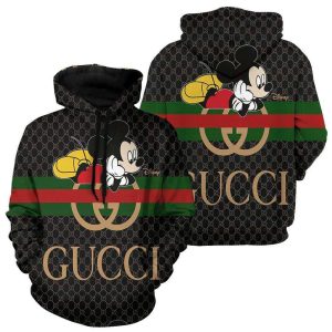 Gucci Mickey 3D Hoodie and Pants Pod Design 048