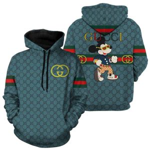 Gucci Mickey 3D Luxury Brand Hoodie Pants Limited Edition 255
