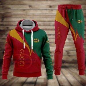 Gucci Red Gold Green Hoodie Pants Limited Edition 146