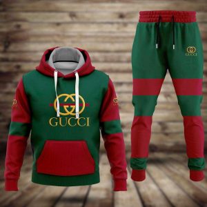 Gucci Red Green Hoodie Pants Limited Edition 081