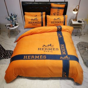 Hermes Paris Luxury Brand Type Bedding Sets 001