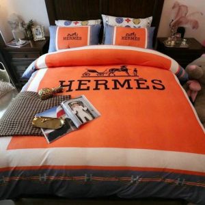 Hermes Paris Luxury Brand Type Bedding Sets 030