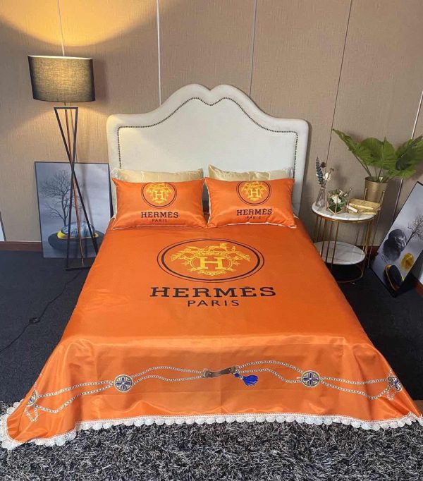 Hermes Paris Luxury Brand Type Bedding Sets 031