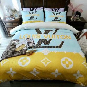 LV Sp Type Bedding Sets Duvet Cover LV Bedroom Sets Luxury Brand Bedding 134