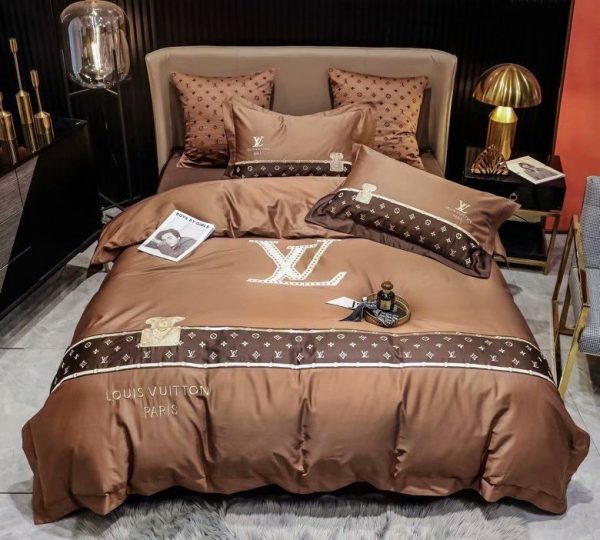 LV Sp Type Bedding Sets Duvet Cover LV Bedroom Sets Luxury Brand Bedding 137