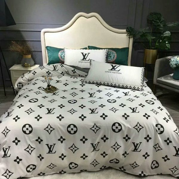LV Sp Type Bedding Sets Duvet Cover LV Bedroom Sets Luxury Brand Bedding 139