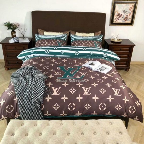 LV Sp Type Bedding Sets Duvet Cover LV Bedroom Sets Luxury Brand Bedding 147