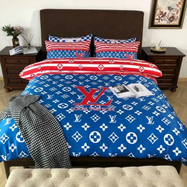 LV Sp Type Bedding Sets Duvet Cover LV Bedroom Sets Luxury Brand Bedding 148