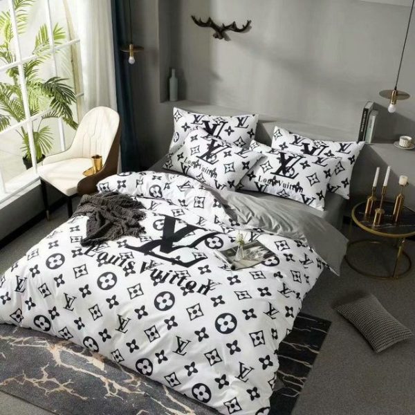 LV Sp Type Bedding Sets Duvet Cover LV Bedroom Sets Luxury Brand Bedding 151