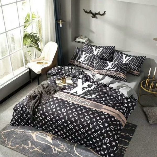 LV Sp Type Bedding Sets Duvet Cover LV Bedroom Sets Luxury Brand Bedding 152