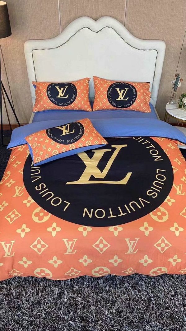 LV Sp Type Bedding Sets Duvet Cover LV Bedroom Sets Luxury Brand Bedding 153