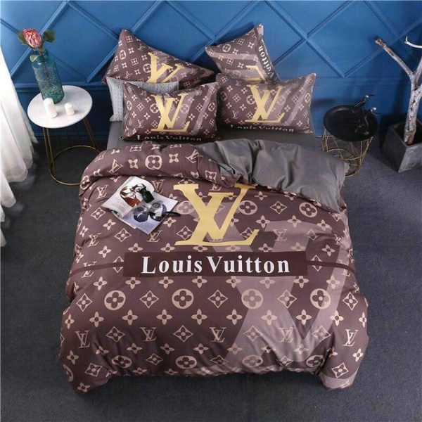 LV Sp Type Bedding Sets Duvet Cover LV Bedroom Sets Luxury Brand Bedding 162