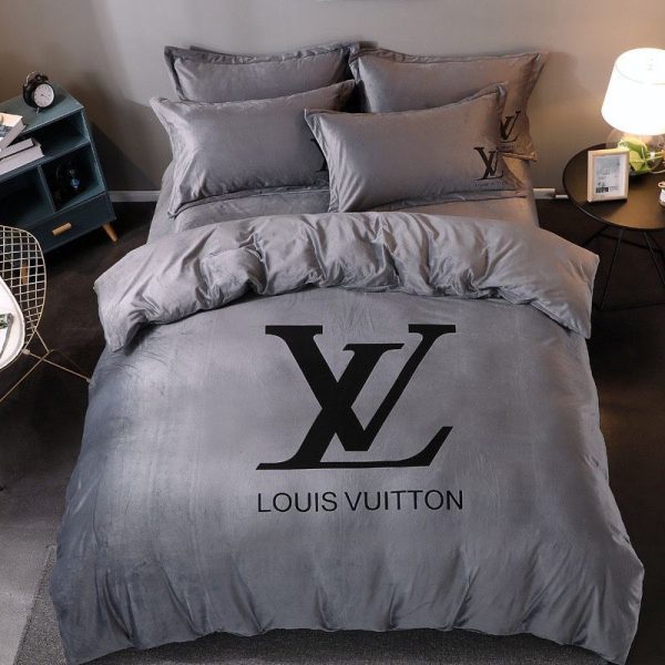 LV Sp Type Bedding Sets Duvet Cover LV Bedroom Sets Luxury Brand Bedding 181