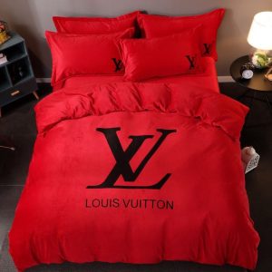 LV Sp Type Bedding Sets Duvet Cover LV Bedroom Sets Luxury Brand Bedding 182
