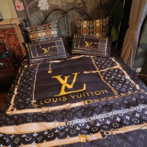 LV Sp Type Bedding Sets Duvet Cover LV Bedroom Sets Luxury Brand Bedding 188