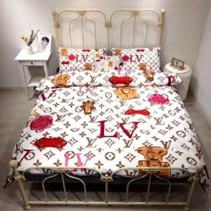 LV Sp Type Bedding Sets Duvet Cover LV Bedroom Sets Luxury Brand Bedding 193