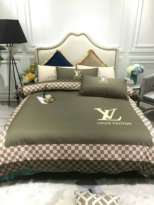 LV Sp Type Bedding Sets Duvet Cover LV Bedroom Sets Luxury Brand Bedding 201