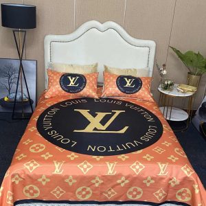 LV Sp Type Bedding Sets Duvet Cover LV Bedroom Sets Luxury Brand Bedding 204