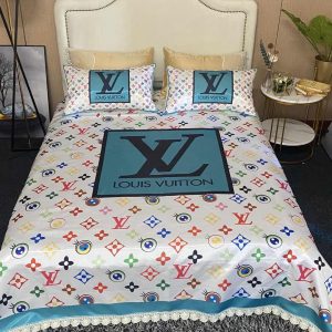 LV Sp Type Bedding Sets Duvet Cover LV Bedroom Sets Luxury Brand Bedding 206