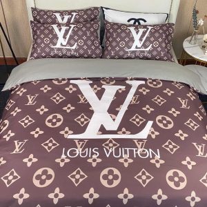 LV Sp Type Bedding Sets Duvet Cover LV Bedroom Sets Luxury Brand Bedding 208