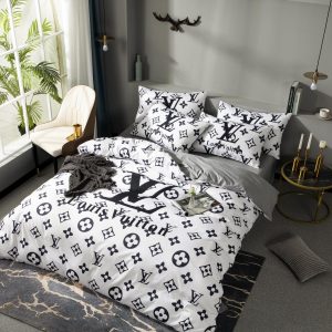 LV Sp Type Bedding Sets Duvet Cover LV Bedroom Sets Luxury Brand Bedding 214