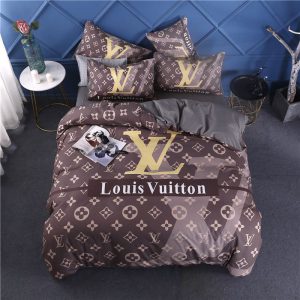 LV Sp Type Bedding Sets Duvet Cover LV Bedroom Sets Luxury Brand Bedding 217