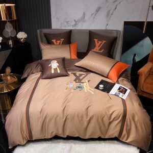 LV Sp Type Bedding Sets Duvet Cover LV Bedroom Sets Luxury Brand Bedding 224