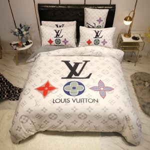 LV Sp Type Bedding Sets Duvet Cover LV Bedroom Sets Luxury Brand Bedding 226