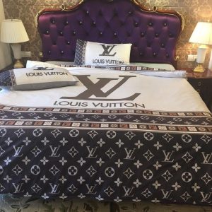LV Sp Type Bedding Sets Duvet Cover LV Bedroom Sets Luxury Brand Bedding 227