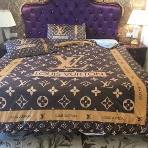 LV Sp Type Bedding Sets Duvet Cover LV Bedroom Sets Luxury Brand Bedding 228