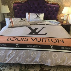 LV Sp Type Bedding Sets Duvet Cover LV Bedroom Sets Luxury Brand Bedding 229