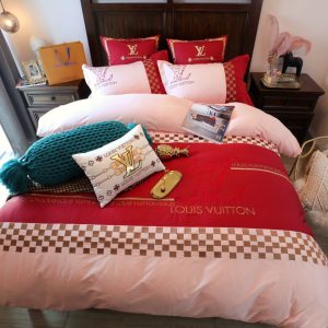 LV Sp Type Bedding Sets Duvet Cover LV Bedroom Sets Luxury Brand Bedding 234