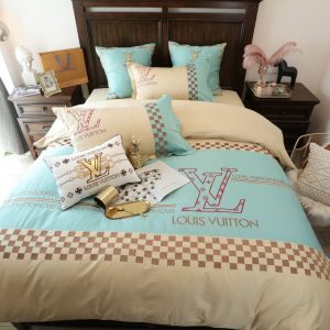 LV Sp Type Bedding Sets Duvet Cover LV Bedroom Sets Luxury Brand Bedding 235