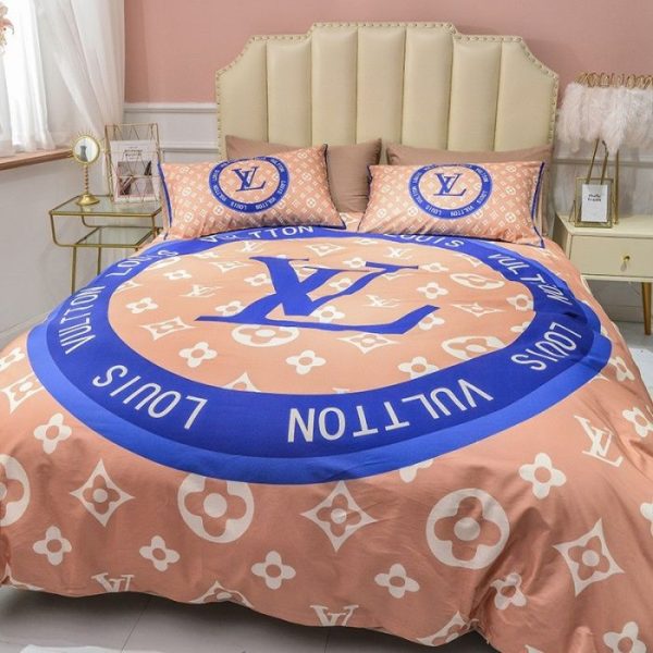 LV Sp Type Bedding Sets Duvet Cover LV Bedroom Sets Luxury Brand Bedding 246