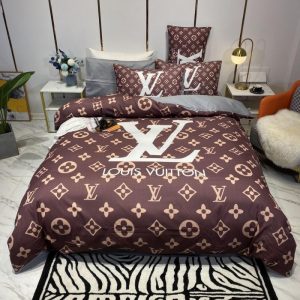 LV Sp Type Bedding Sets Duvet Cover LV Bedroom Sets Luxury Brand Bedding 249