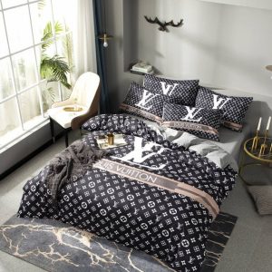 LV Sp Type Bedding Sets Duvet Cover LV Bedroom Sets Luxury Brand Bedding 253