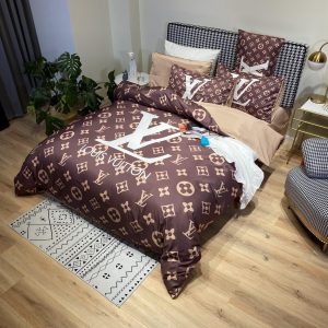 LV Sp Type Bedding Sets Duvet Cover LV Bedroom Sets Luxury Brand Bedding 256