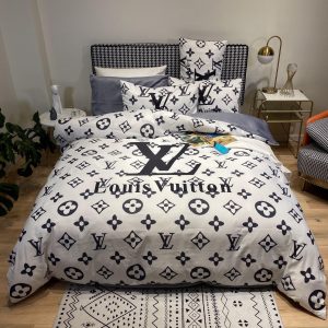 LV Sp Type Bedding Sets Duvet Cover LV Bedroom Sets Luxury Brand Bedding 257
