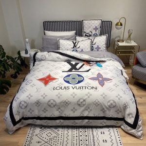 LV Sp Type Bedding Sets Duvet Cover LV Bedroom Sets Luxury Brand Bedding 261
